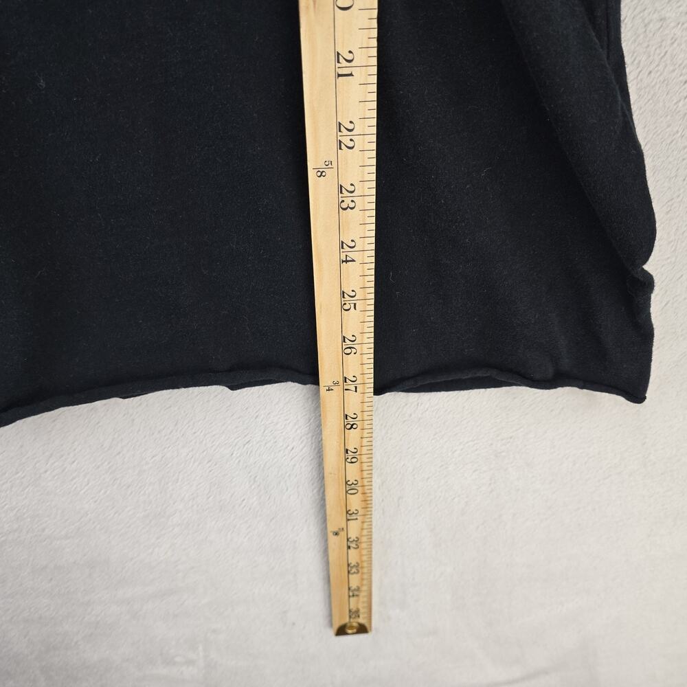 Johnny Was JWLA Embroidered Tunic Top Small Black Born Fee Floral Wings - Picture 12 of 13